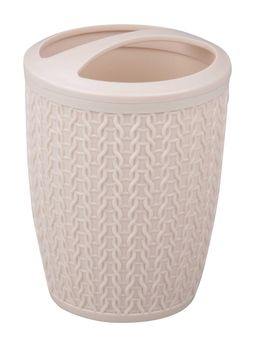 Подставка д/зуб.щеток "Вязаное плетение" (бежевый) М6876