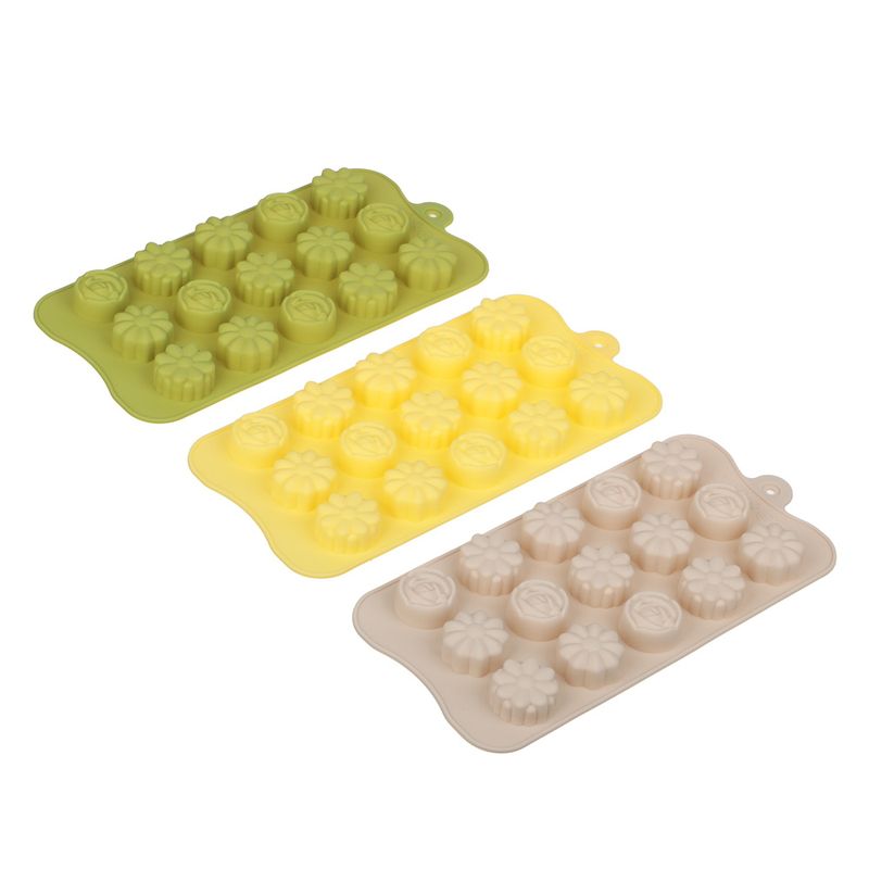 Форма д/льда и шоколада силикон. 856-002 "Шоколадка" 21*10см (15 яч.) Гала