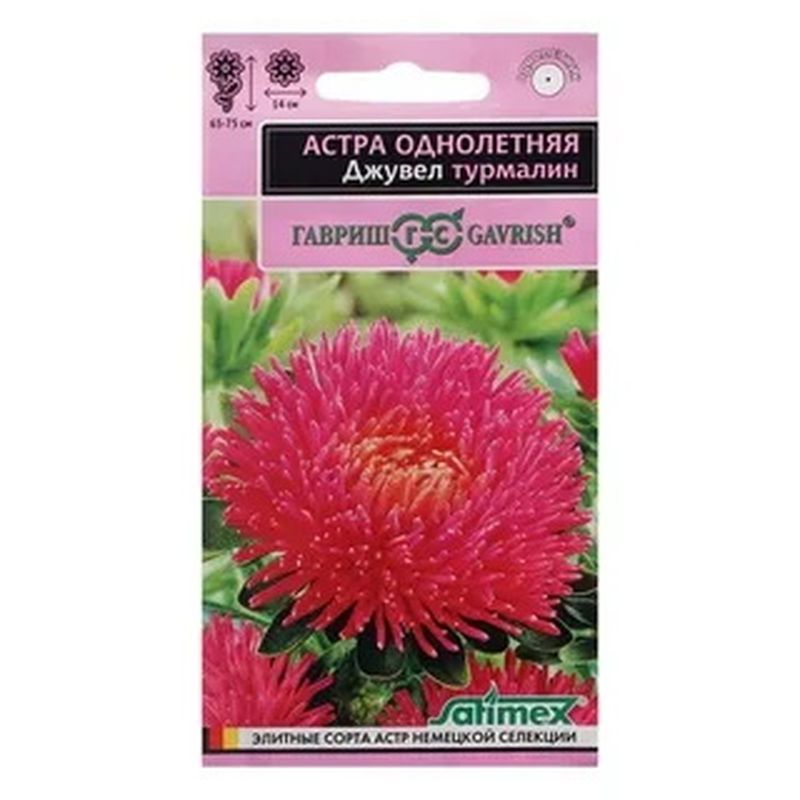 Астра ДЖУВЕЛ ТУРМАЛИН (игольчато-коготковая) 0,05гр. (Гавриш)