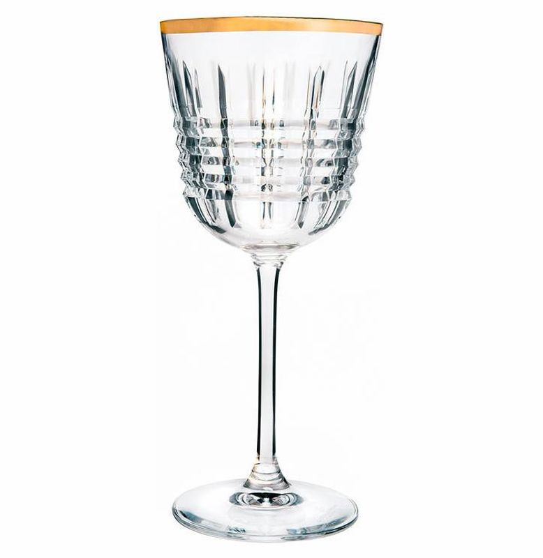 Набор фужеров Rendez-Vous Gold 65357 350мл. (6шт.) д/вина