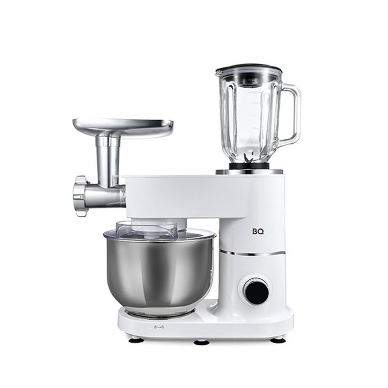 Миксер планетарный BQ MX855 (1,8кВт., чаша 6,0л. 12 скор.блендер, мясорубка, 5 насадок)