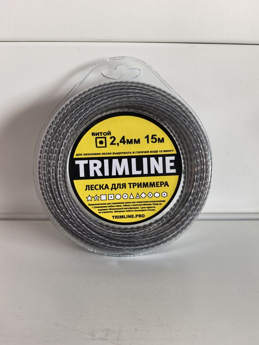 Леска Квадрат d2,4мм. 15м. Duoline витая с сердечником блистер ТЛ