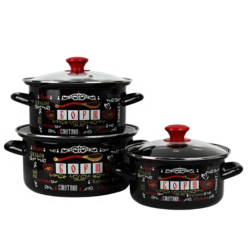 Набор "Борщ-1-Экстра" (3к.:  ст./крышки) Керчь