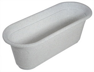 Кактусница КОЛЫВАНЬ 31см. (мрамор) С182М Мар.