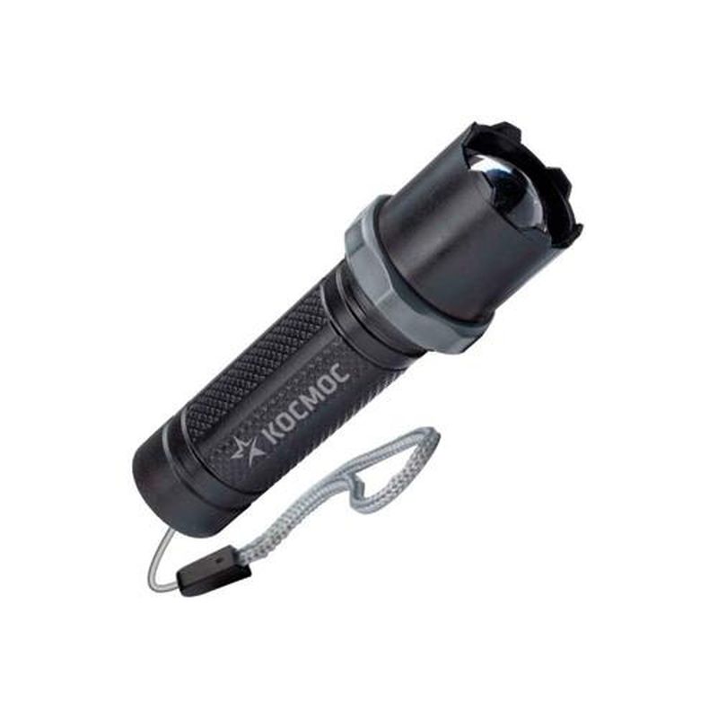 Фонарь акк. Космос 117Lit 1,0Вт. LED/линза/зум/Li-ion, USB-шнур