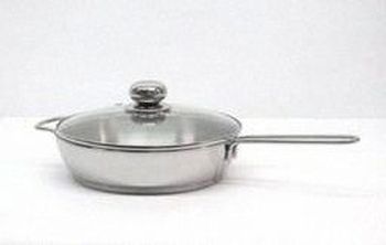 Сковорода нерж. 1л. ТРС-3 1с756 /3с126 "Легенда" ст/крышка  Аша