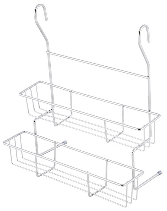 Полка д/кухни 2-х ярусн. навесная FORTUNA PR-06 008439 (28,5*14*30,5см.) Mellony
