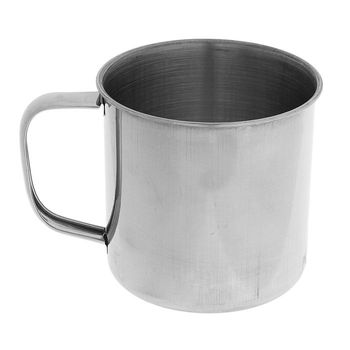 Кружка нерж. d9см. 0,5л. б/крышк. Инд.