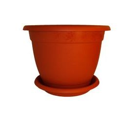Горшок д/цв. "Борнео"  4,4л. d240мм. (мрамор) с подд. ПЦ42024