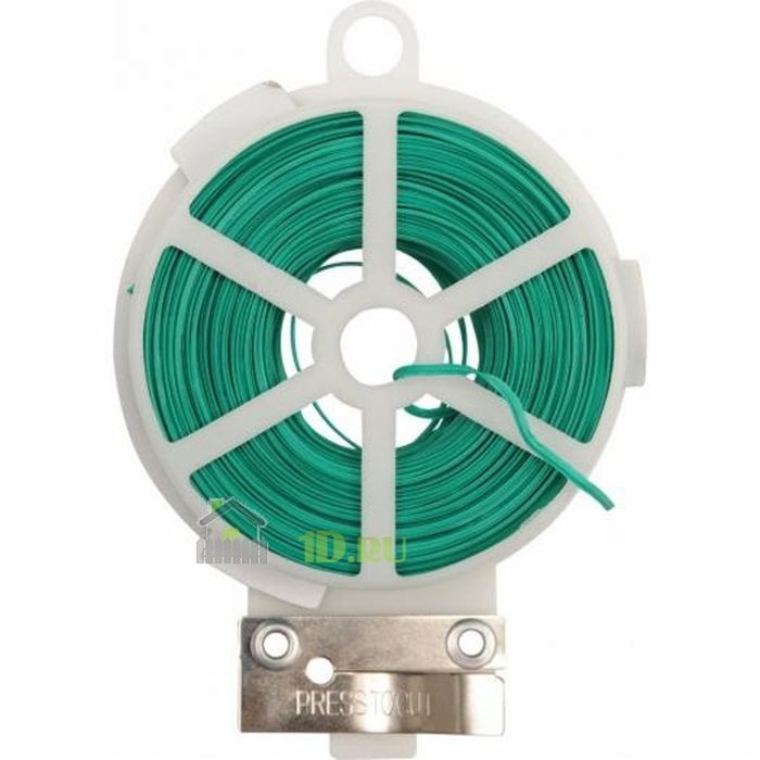 Проволока д/подвязки растений 06-060 на катушке с ножом (25м.) (ТЭ)