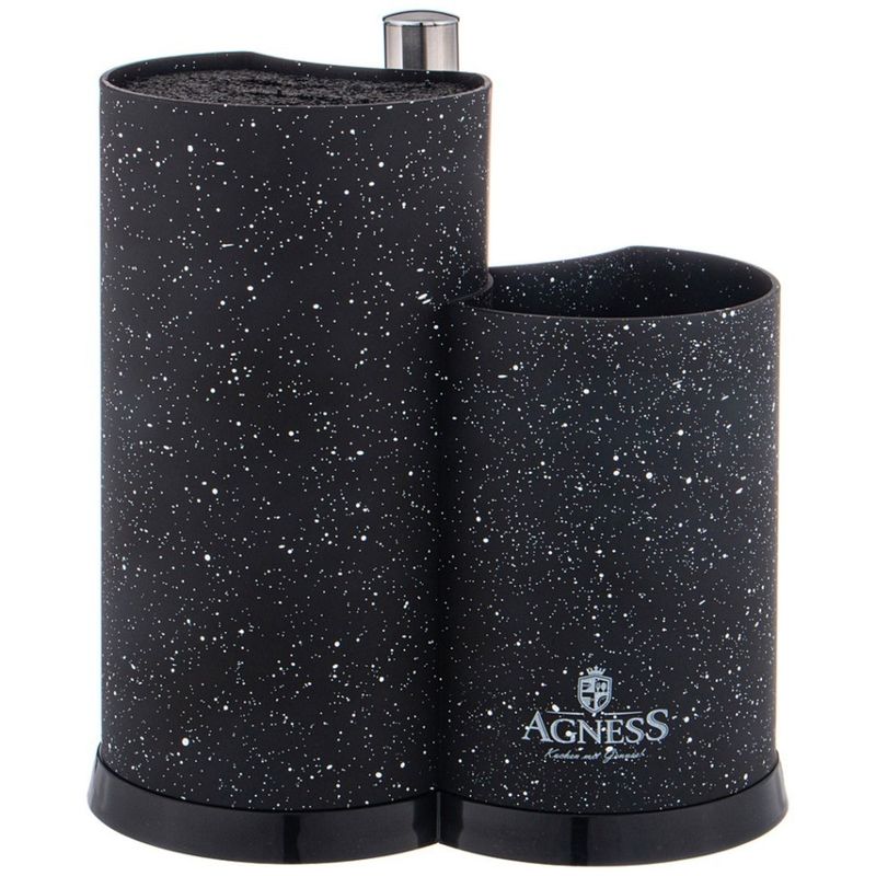 Подставка д/ножей 911-752 двойная с держ. д/полотенец ВД