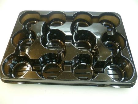 Кассета транспортная под горшки 9*9см (12мест) 395*280*60мм.