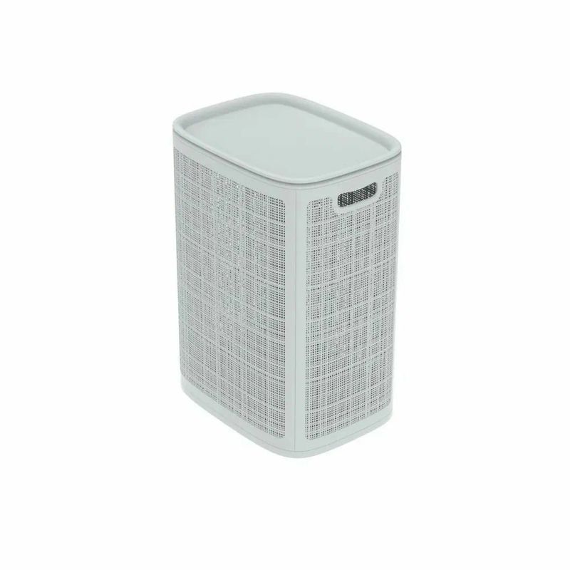 Корзина д/белья  75л. АП 373 "Лён" (430*321*600мм.) серый А-П