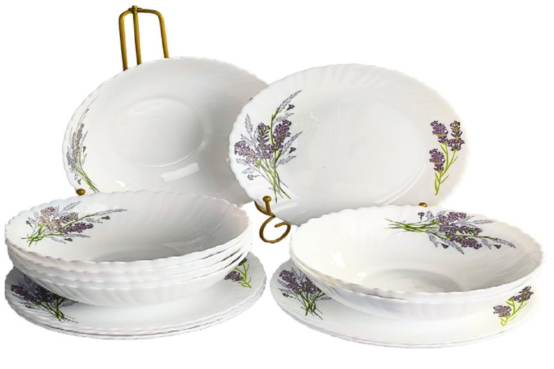 Столовый сервиз JEWEL ПС00113-48 "Лилу 7131-2" 13пр. (стеклокерамика)