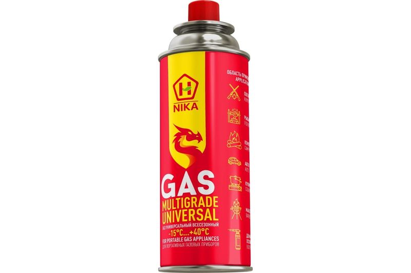 Газ в балоне GASOLINA (Красный дракон)220г. (всесезонный)