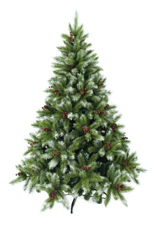 Ель "ICE TIFFANY" 1.9м. 1020719 заснеженная с шишками и ягодами