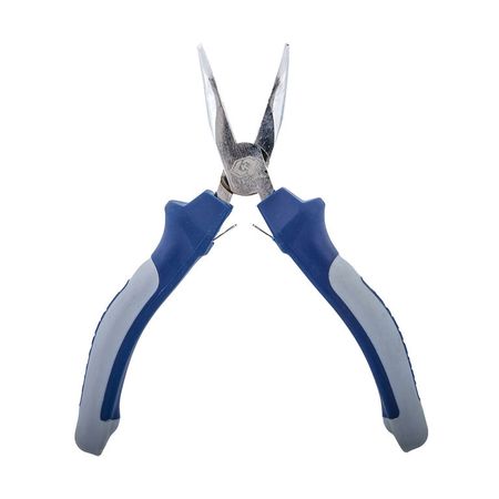 Длинногубцы 115мм. 647-208 изогнутые мини КОБАЛЬТ, подвес