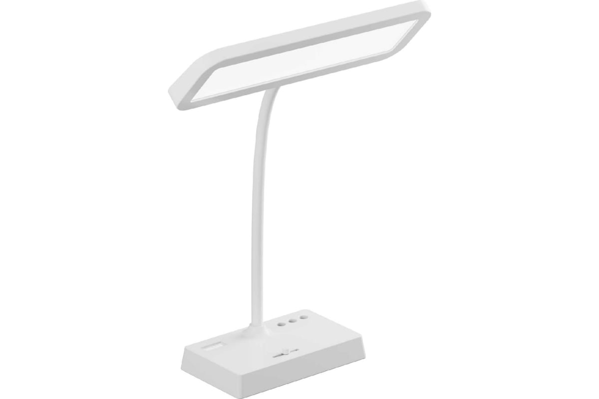 Лампа настольная КОСМОС DeskGX2003 , 10Вт.3 реж. цветности, (белый) Аккум.+220В