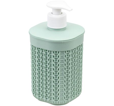 Дозатор д/жидкого мыла ВЯЗАНИЕ КН2239Ф (фисташковый)