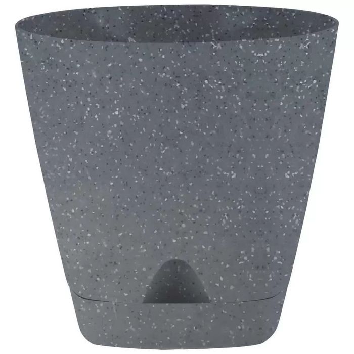 Горшок д/цв. "InGreen Amsterdam" 2,5л. d170мм. ПЦ6300ТК прикорн.полив (Темный камень)