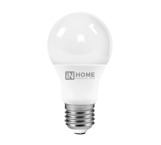 Лампа светодиодная 12Вт. LED А60-VC Е27 3000К 1140Лм. IN HOME