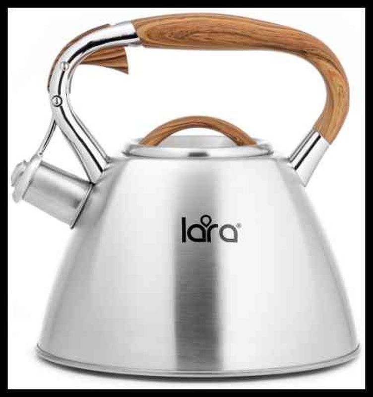 Чайник нерж. LARA LR00-66 2,8л. со свист.