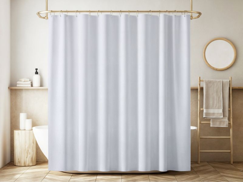 Занавес д/ван.комн. 180*180см. 15350 Арктика ВТ-821009 М.