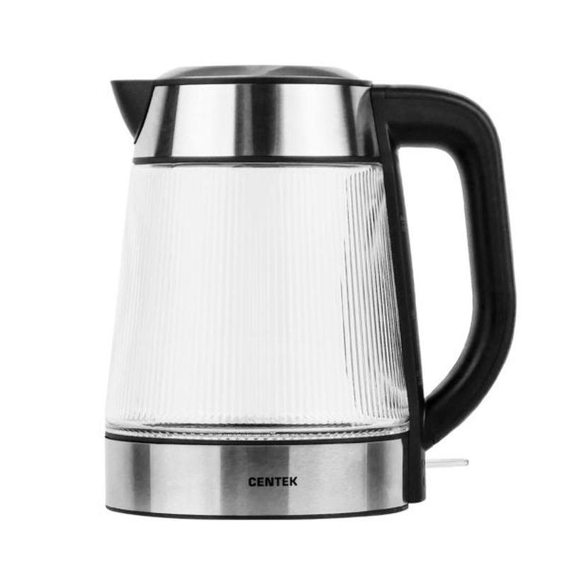 Чайник эл. CENTEK CT-0013 (1,8л. 2,2кВт. стекло диск)