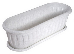 Кактусница ФЕЛИЦИЯ (мрамор) С176М Мар.