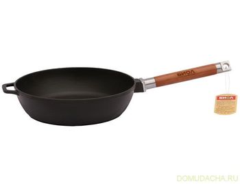 Сковорода чуг. Укр. d260мм. б/крышк. со съемн.руч. 0126