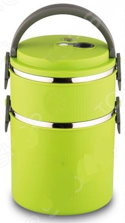 Термоконтейнер BK-4370 двойной 0,85/1,85л нерж/пл.