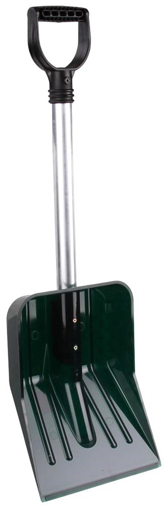 Лопата д/снега автомоб. 345*260*65мм. М3496 поликарбонат (с чер. 60см.)