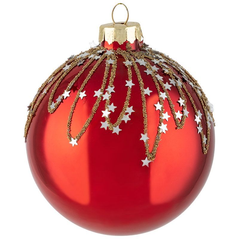 Шар "Конфетти" d8см. 108537 (красный) Скр.