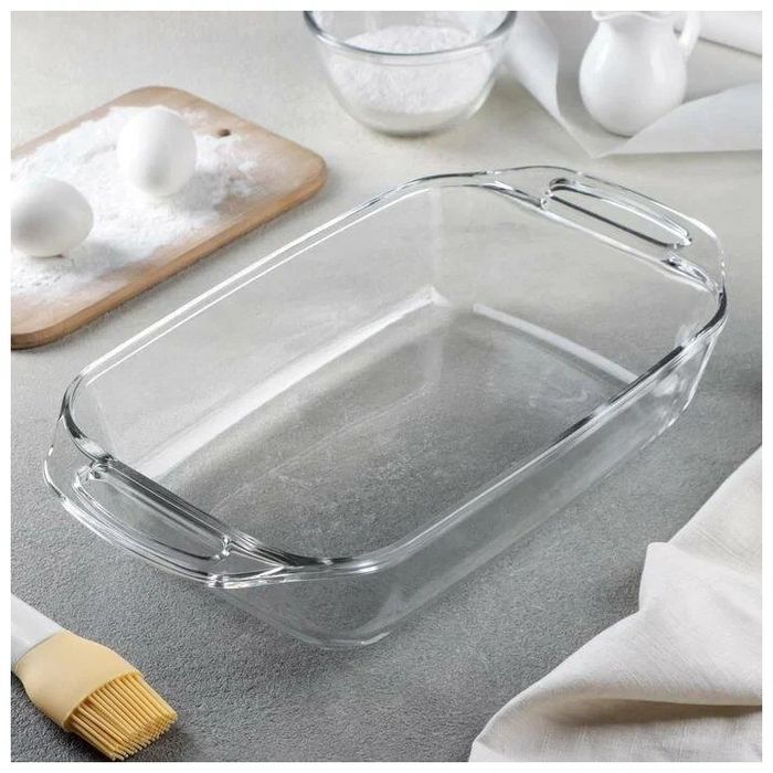 Лоток д/СВЧ 2,75л. 59007 прямоуг. б/крышк. (33,6*19*7см.) Турция