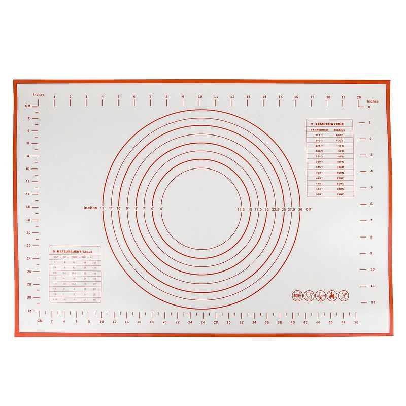 Коврик д/раскатки теста 9904430 (60*40см.) силикон. ЕНС