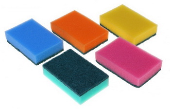 Губка д/посуды "Супер" 10шт. (с чистящим слоем) гх003 П