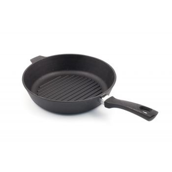 Сковорода-гриль чуг. 280*60мм. (с бакелит.руч.) г8060