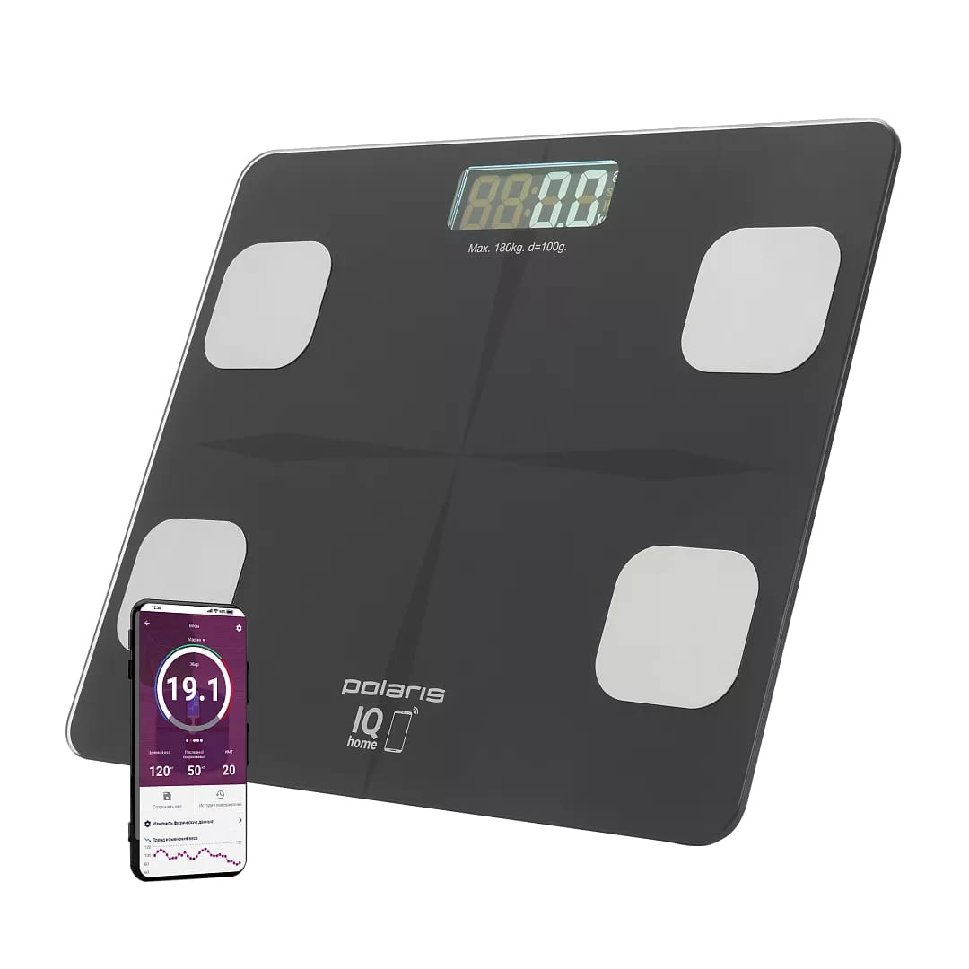 Весы напол. POLARIS PWS 1894 IQ Home (180кг.) электрон.