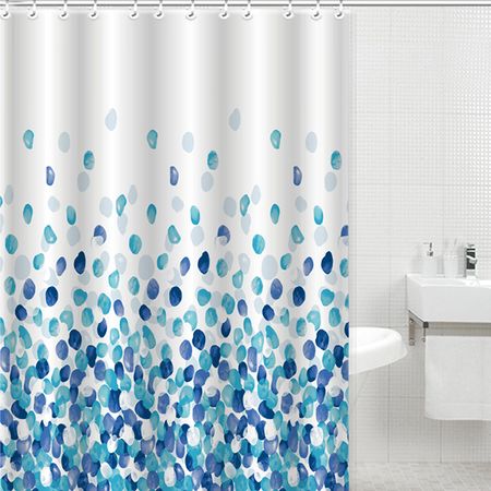 Занавес д/ван.комн. 180*200см. 7411 Пузырьки М.