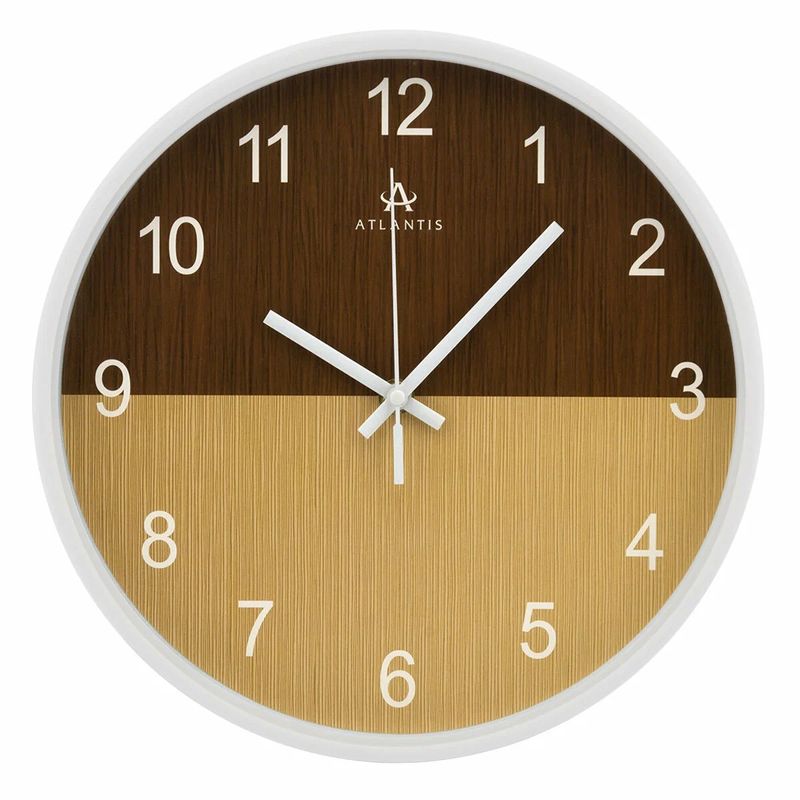 Часы настенные GD-9873 WP9 "Atlantis" (d28,4см) А