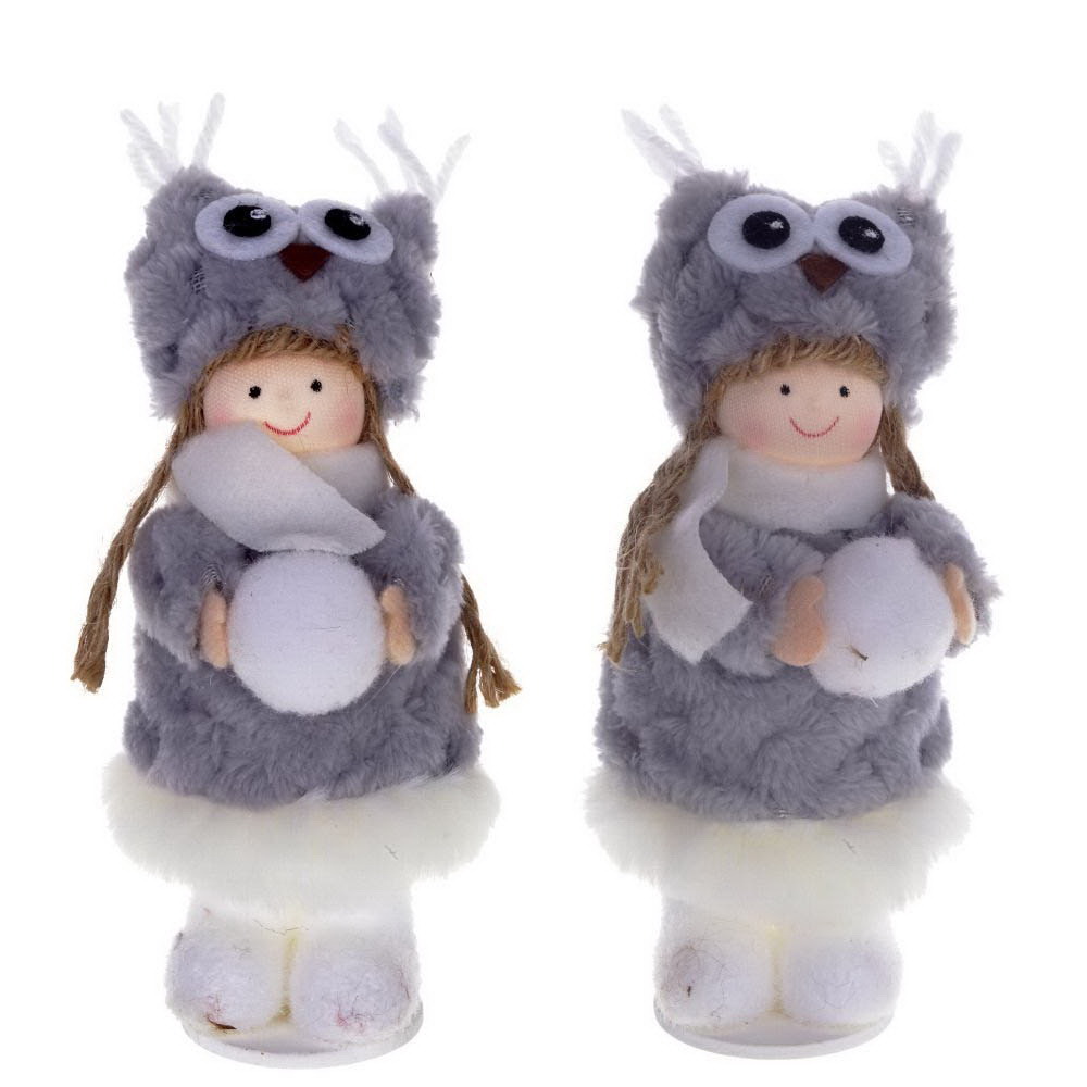 Игрушка мягкая "Девочка" 741894 (h=15см) Р