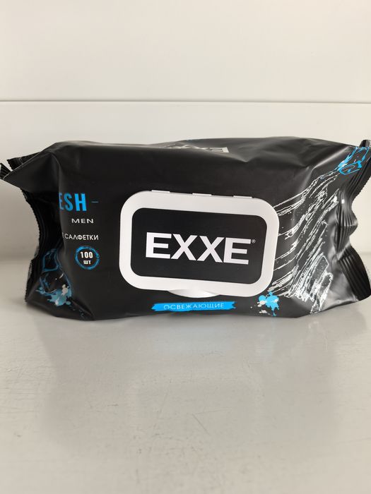 Салфетки влажные EXXE MEN 8076 100шт.(Микс Energy&Fresh) (Арвитекс)