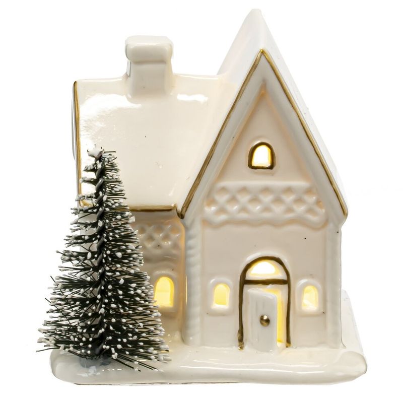 Фигурка "Домик" 806096 с подсветкой (7,5*6*8см.)