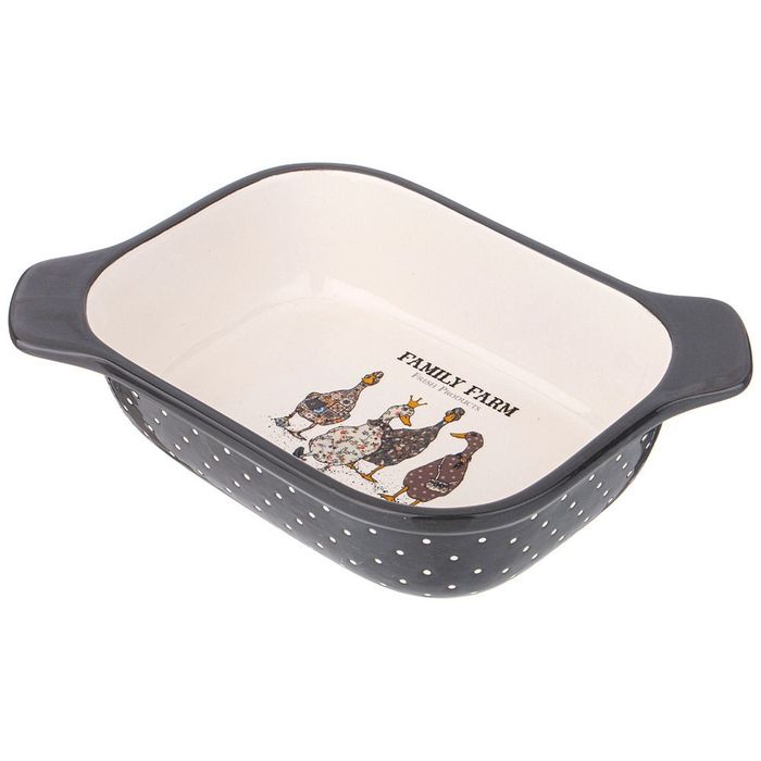 Форма д/запекания 536-275 "Family Farm" с пл.крышкой (25,5*19*8см) ВД