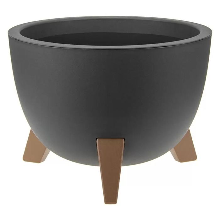 Кашпо ФЛОРИАН 12,0л. d35см. КН3187Г (графитовый)