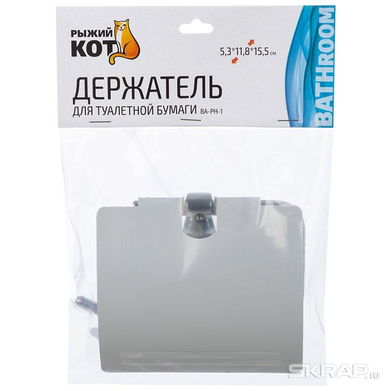 Держатель д/туалетной бумаги ВА-РН-1 310808 (хром) Скр