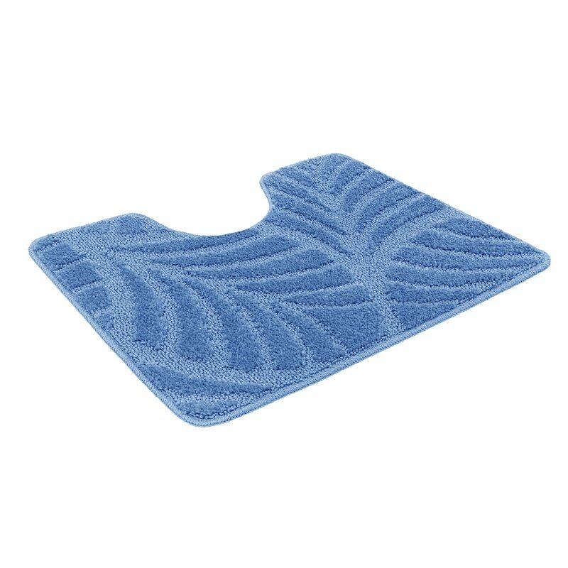 Коврик д/туалета SH АКТИВ icarpet 50*60 синий 890399/890412 (с вырезом) Ш