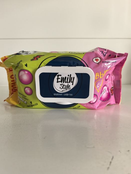 Салфетки влажные Emily Style 7995 ВЫГОДНО (120шт.) (Bubble)