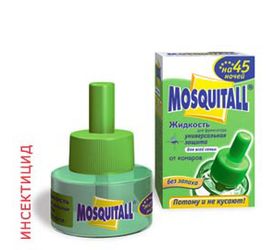 Жидкость от комаров MOSQUITALL "Универсальная защита" 45 ночей 30мл. 90773/07-075 .