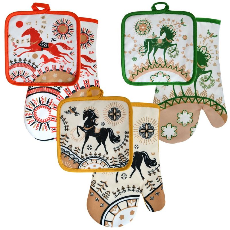 Прихватка+рукавица "Сивка-Бурка" HN88-550 Мд